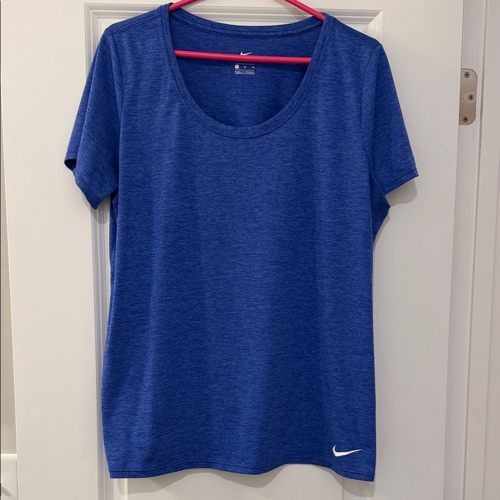 Nike Women's Blue Athletic Top